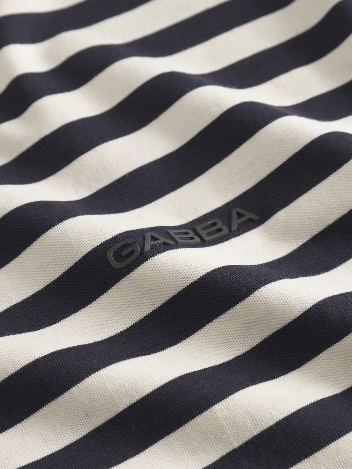 GABdune Logo Stripes SS GOTS - Navy Stripe - Image 6