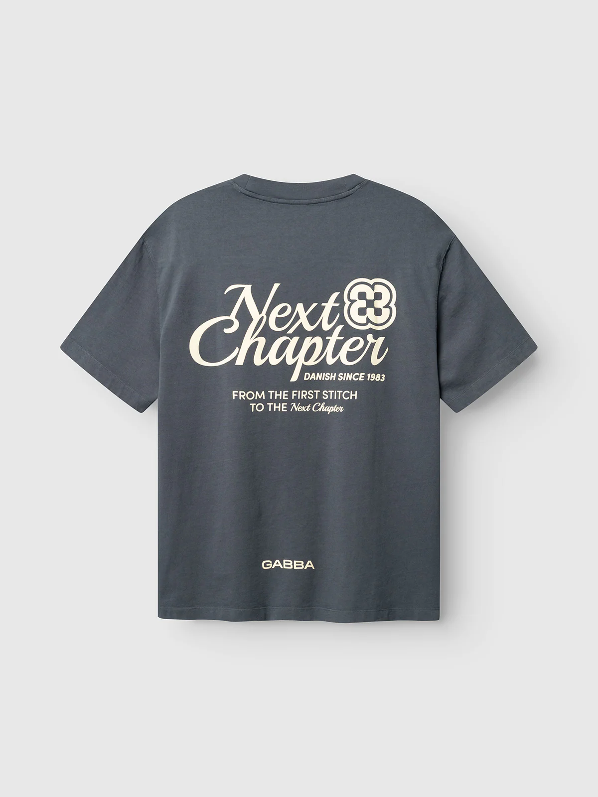 GABlegin Wix Chap Boxy Hour SS T-Shirt - Turbulence Blue - Image 5