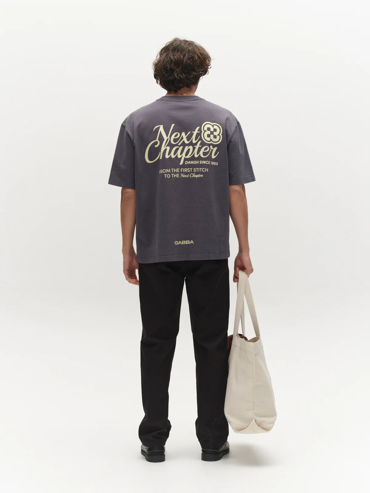 GABlegin Wix Chap Boxy Hour SS T-Shirt - Turbulence Blue - Image 6