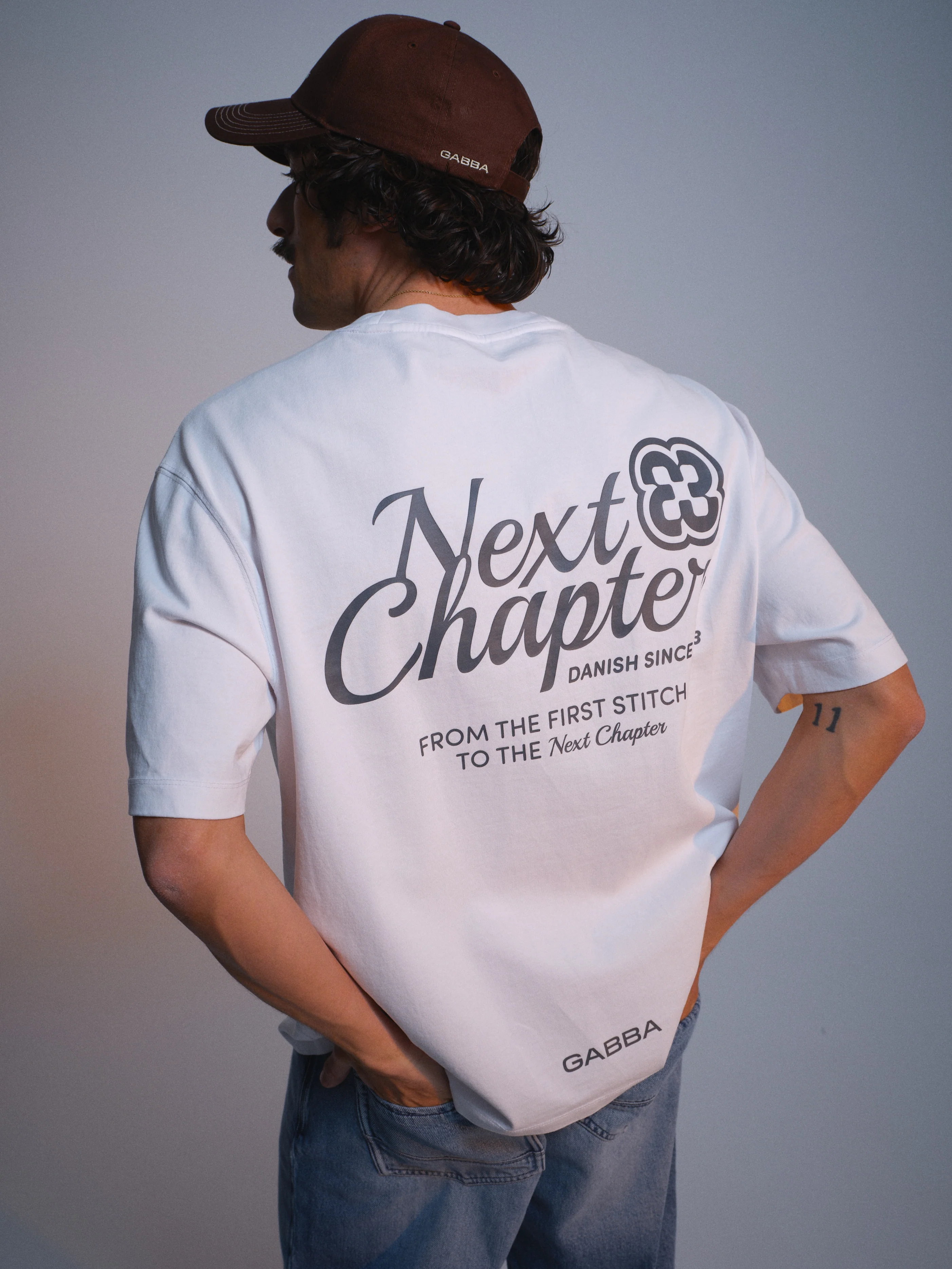 GABlegin Wix Chap Boxy Hour SS T-Shirt - White - Image 3