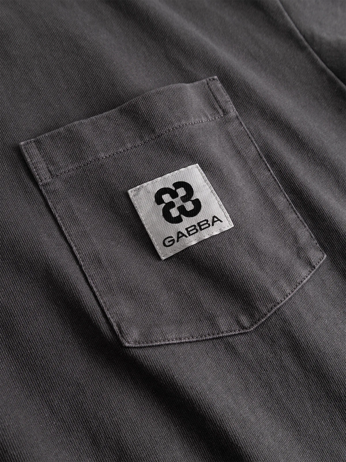 GABnigel Wix Pkt Boxy Hour SS T-Shirt - Dk. Grey - Image 6